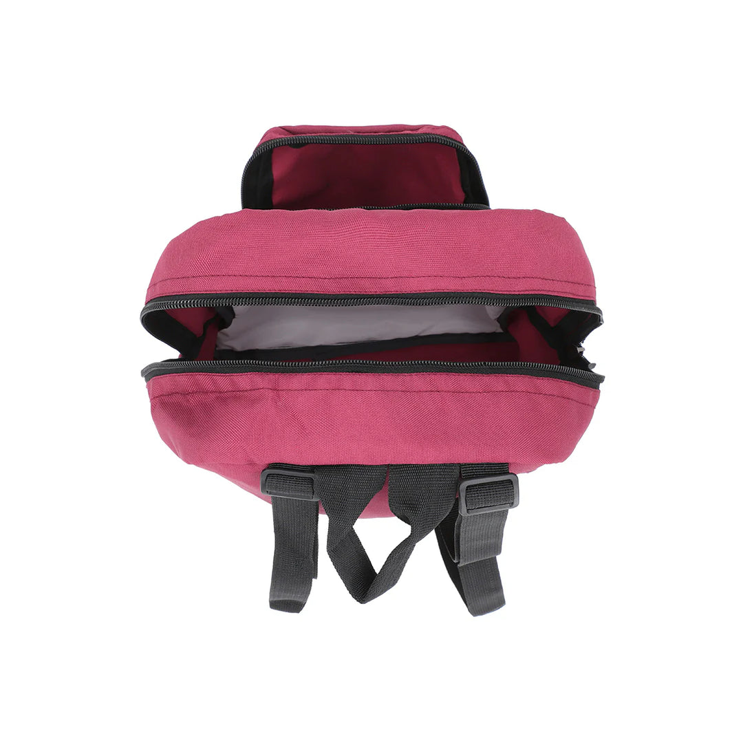Bembel Preschool Bag Solid Maroon Backpack 13 inches at Zubaidas Best Online Baby and Kids Store in Pakistan for over 50 years