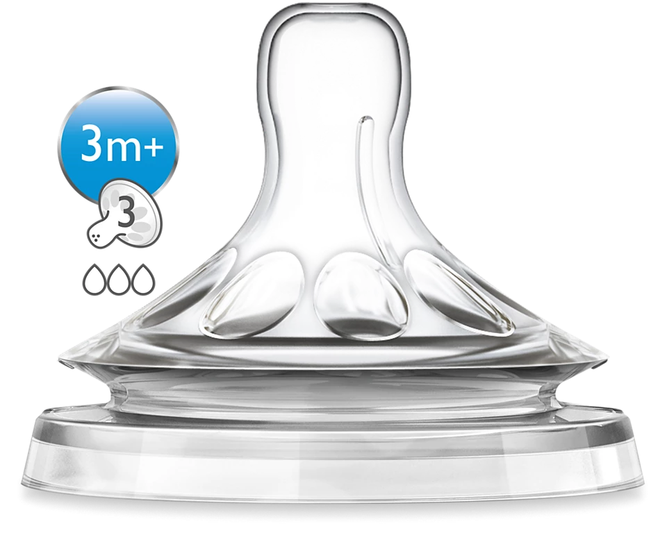 Bottle Nipple Natural Medium Flow PK2 Philips AVENT® 3M+ SCF653/27 at Zubaidas Official™ Pakistan at Zubaidas® - Pakistan’s No. 1 and the most trusted baby and kids store for over 50 years. Shop Online. Nationwide Delivery. Best Prices.