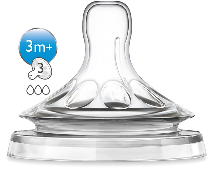 Bottle Nipple Natural Medium Flow PK2 Philips AVENT® 3M+ SCF653/27 at Zubaidas Official™ Pakistan at Zubaidas® - Pakistan’s No. 1 and the most trusted baby and kids store for over 50 years. Shop Online. Nationwide Delivery. Best Prices.