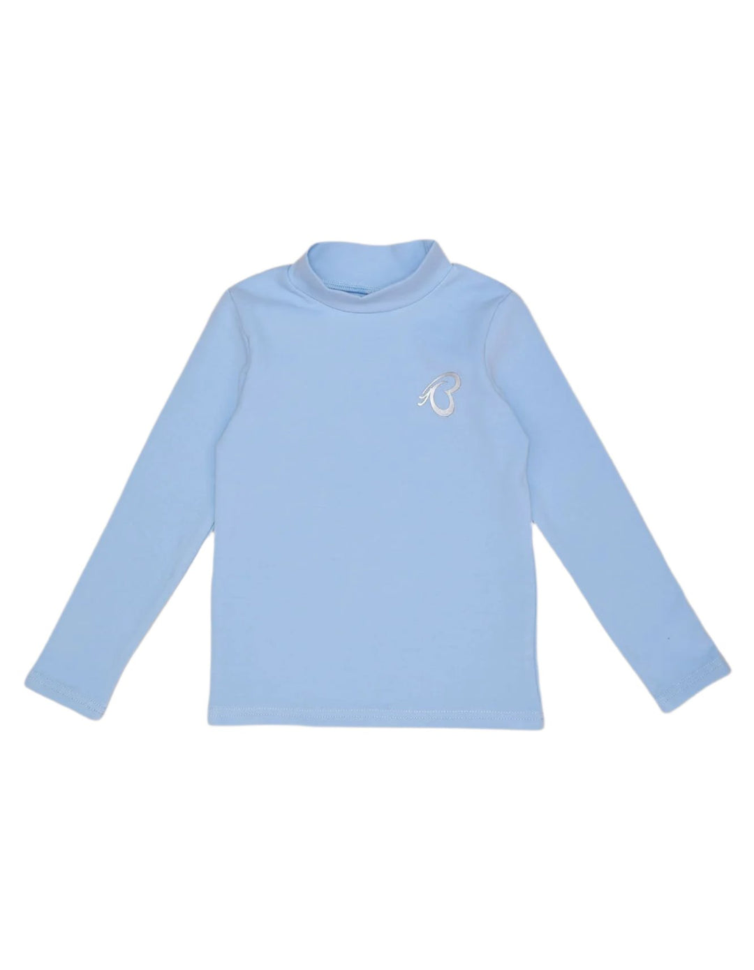 Boys Mock Neck Bambies Light Blue at Zubaidas