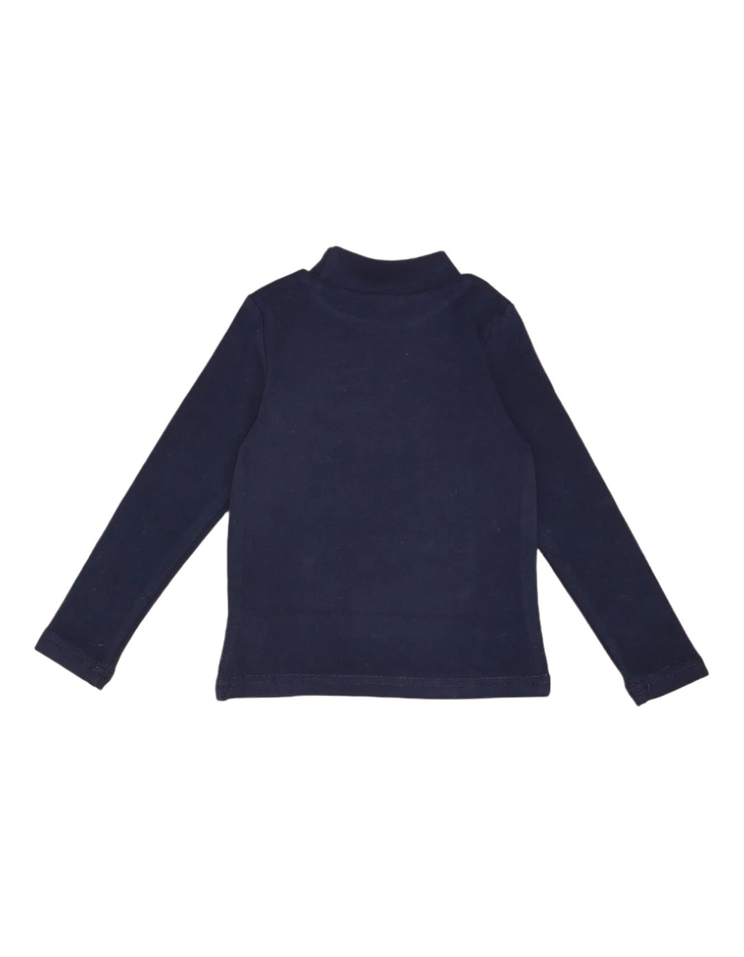 Boys Mock Neck Bambies Navy Blue at Zubaidas