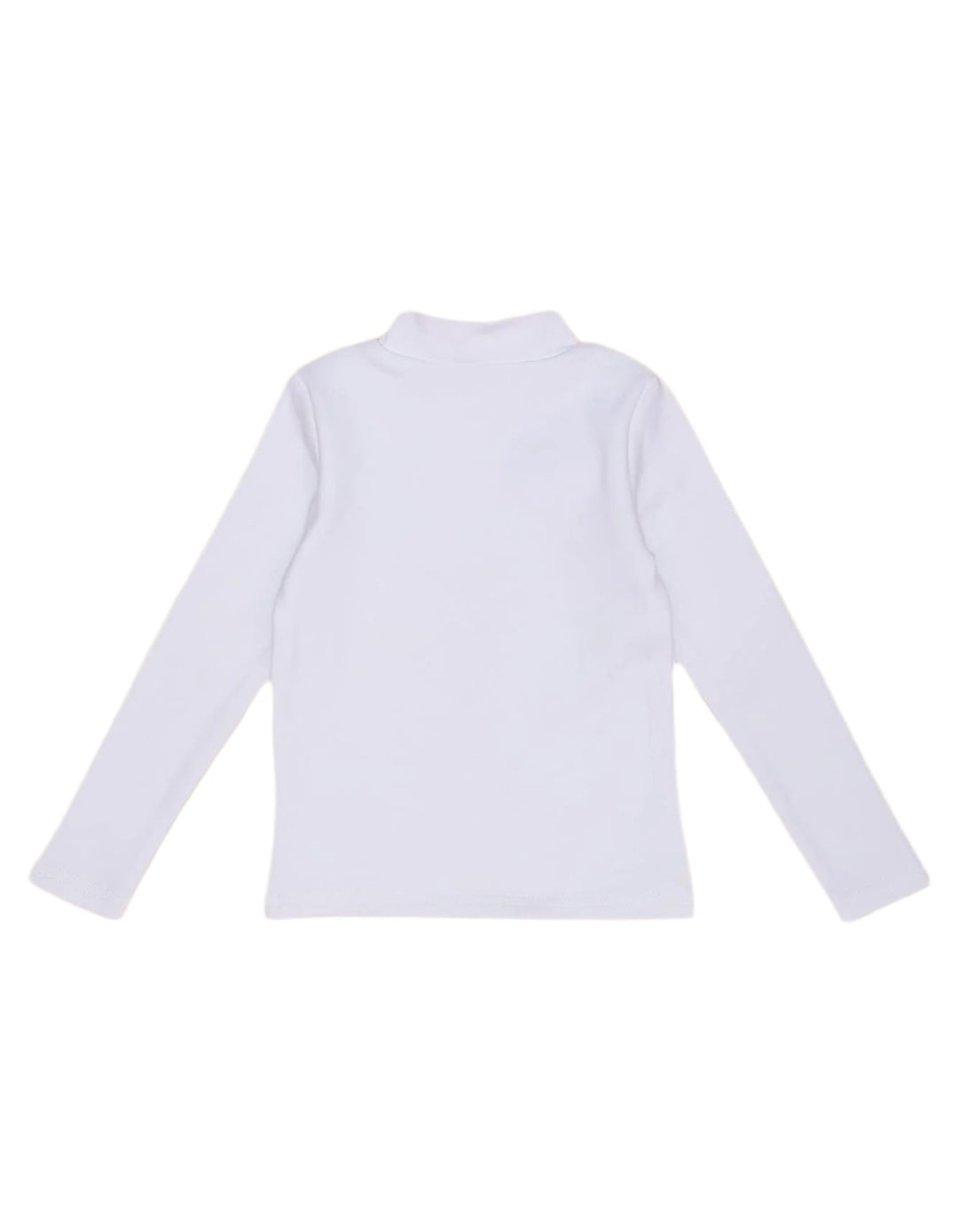 Boys and Girls Mock Neck Bambies White at Zubaidas