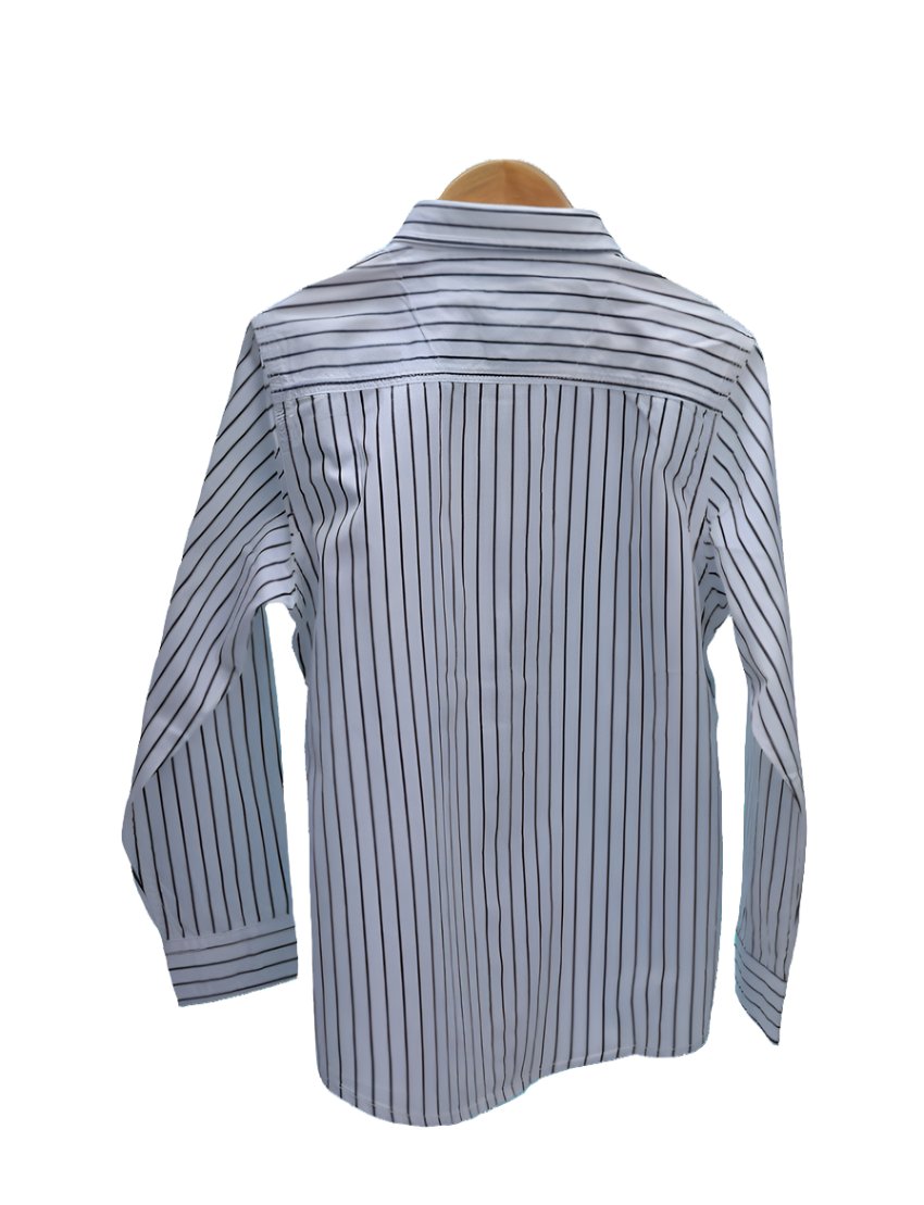 Boys Shirt Bambies® Boys White Striped at Zubaidas® – Pakistan’s No. 1 and the Most Trusted Baby and Kids Store for Over 50 Years. Shop Online. Nationwide Delivery. Best Prices.