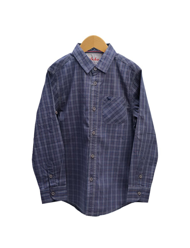 Boys Shirt Bambies® Grey Checkered at Zubaidas® – Pakistan’s No. 1 and the Most Trusted Baby and Kids Store for Over 50 Years. Shop Online. Nationwide Delivery. Best Prices.