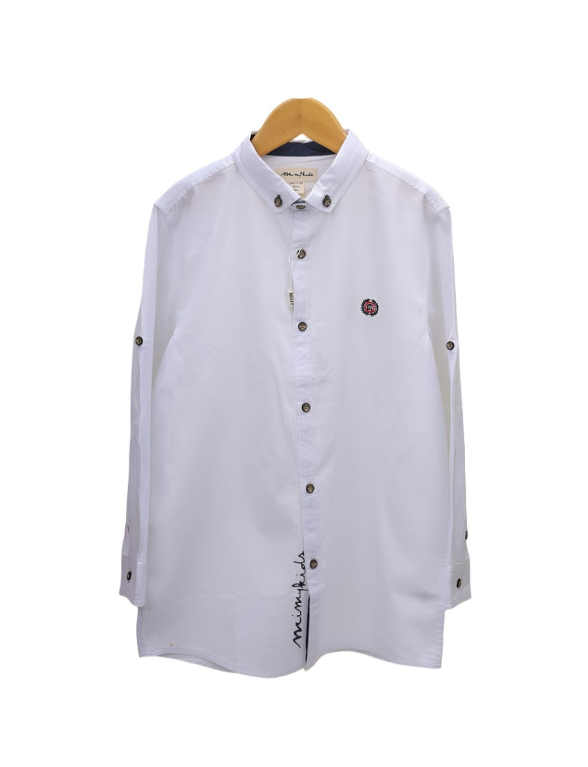 Boys Shirt Bambies® White at Zubaidas® – Pakistan’s No. 1 and the Most Trusted Baby and Kids Store for Over 50 Years. Shop Online. Nationwide Delivery. Best Prices.