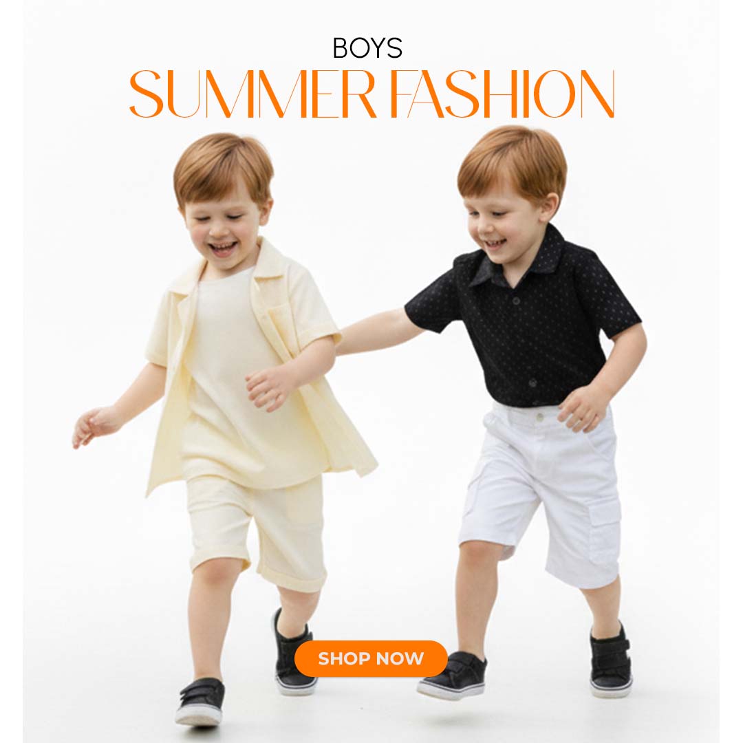 Boys Summer Fashion at Zubaidas® - Pakistan’s No. 1 and the most trusted baby and kids store for over 50 years. Shop Online. Nationwide Delivery. Best Prices.