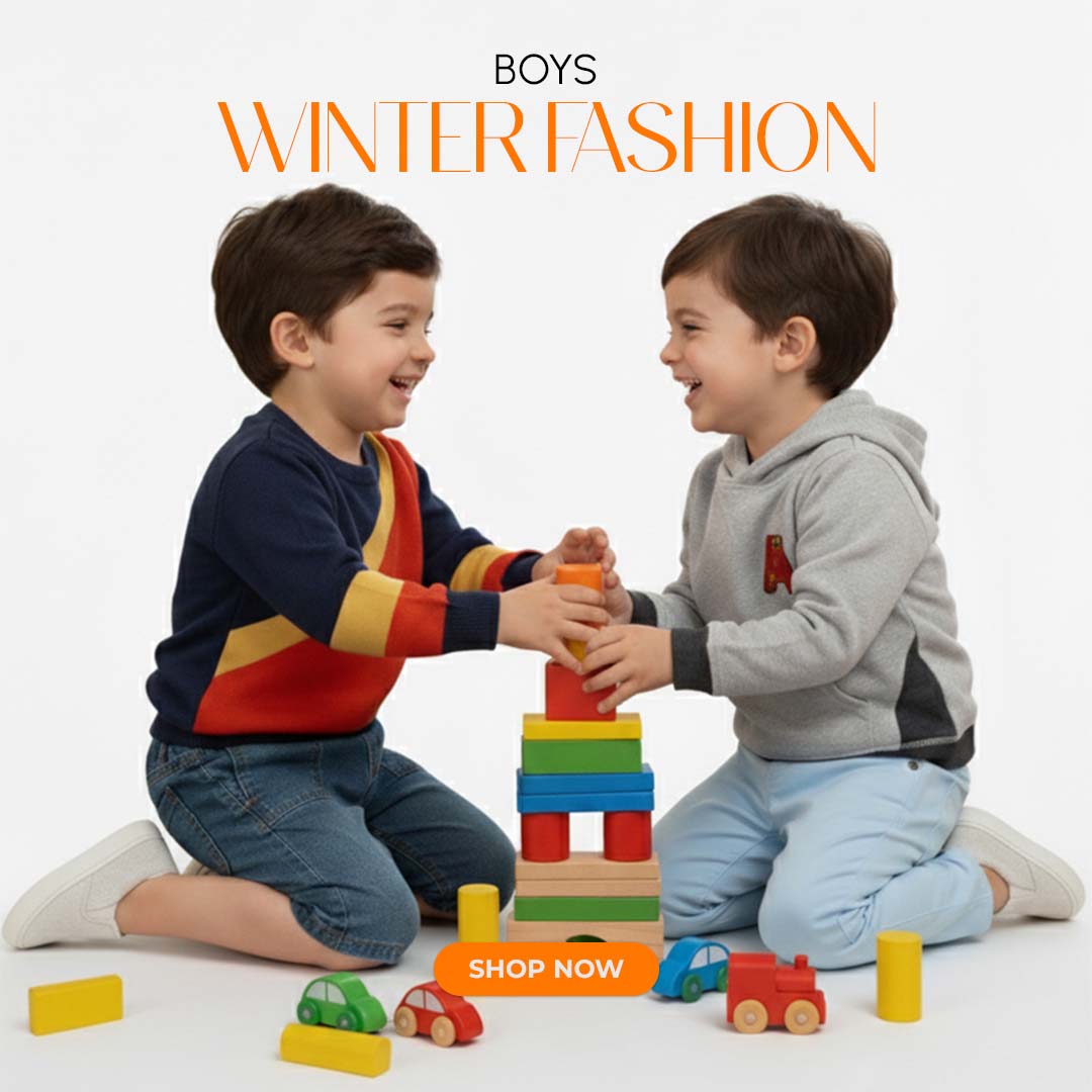 Boys Winter Fashion at Zubaidas® - Pakistan’s No. 1 and the most trusted baby and kids store for over 50 years. Shop Online. Nationwide Delivery. Best Prices.