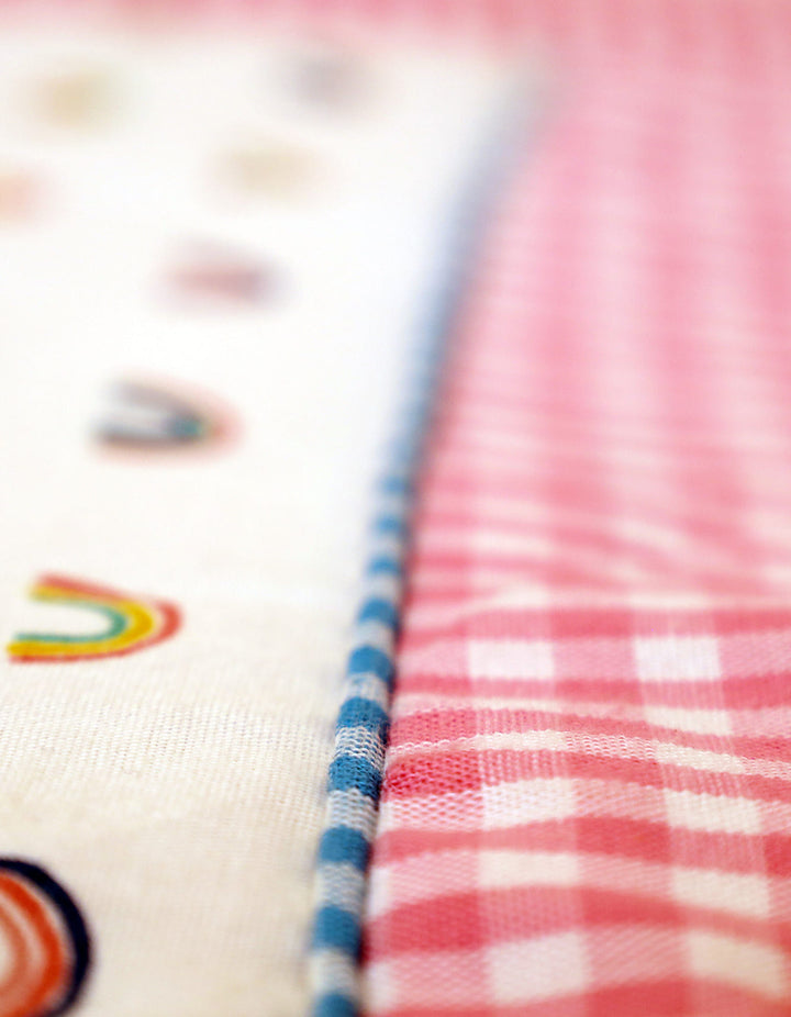 Shop Cot Bedding Set Rainbow Gingham from Zubaidas® - Pakistan’s No. 1 and the most trusted baby and kids store for over 50 years. Nationwide Delivery. Best Prices.