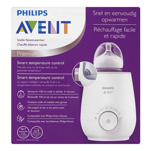 Shop Online Philips Avent Premium Fast Bottle Warmer SCF358/00 from Zubaidas Official™ - Pakistan’s No .1 and most trusted baby store for over 50 years