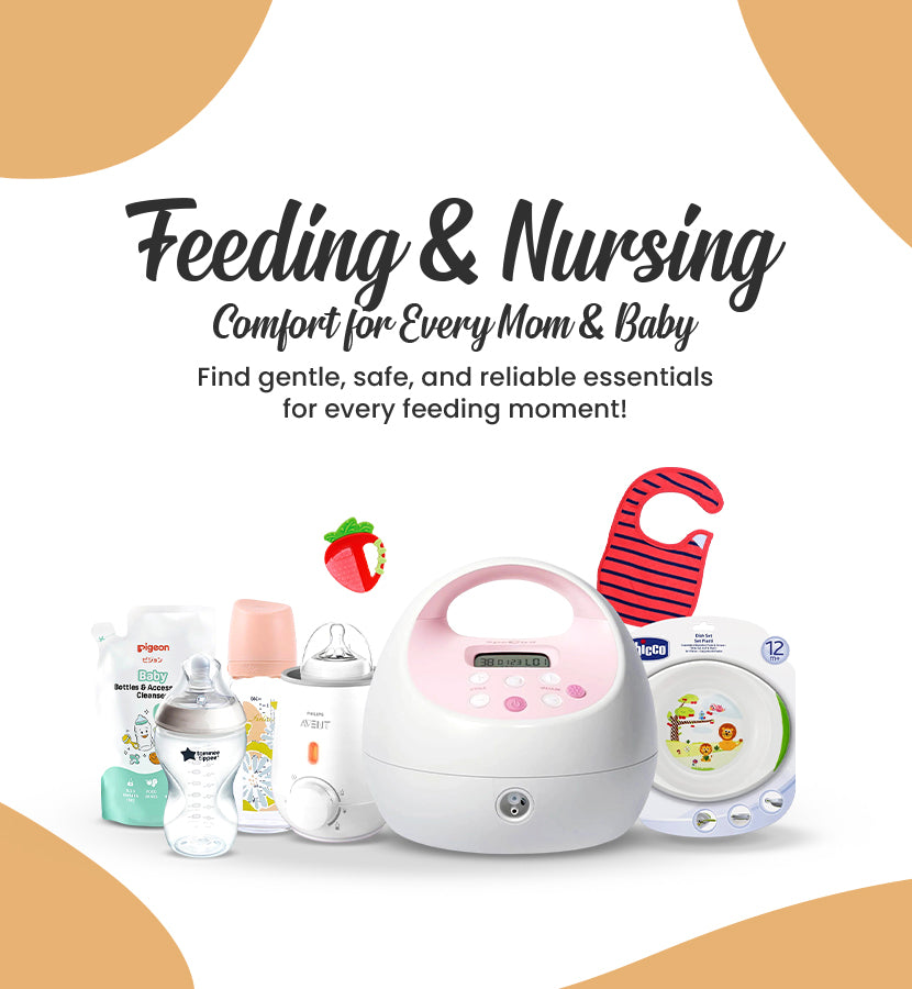 Shop the extensive collection of Baby Feeding and Nursing products from Zubaidas Official™ – Pakistan’s No. 1 and the most trusted baby store for over 50 years. Top baby feeding and nursing brands like Chicco®, Philips Avent®, Tommee Tippee®, Spectra®, Haakaa®, Momeasy®, Farlin®, Pigeon®, canpol babies® and lovi®' 