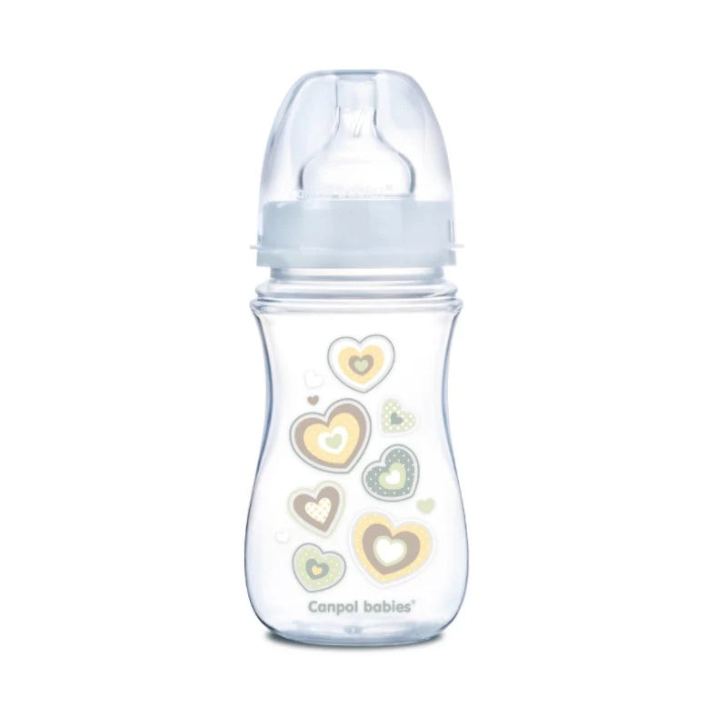 Canpol babies Easy start Anti colic Wide Neck Bottle 240 ML PP NEWBORN BABY beige 35/217 at Zubaidas Official™