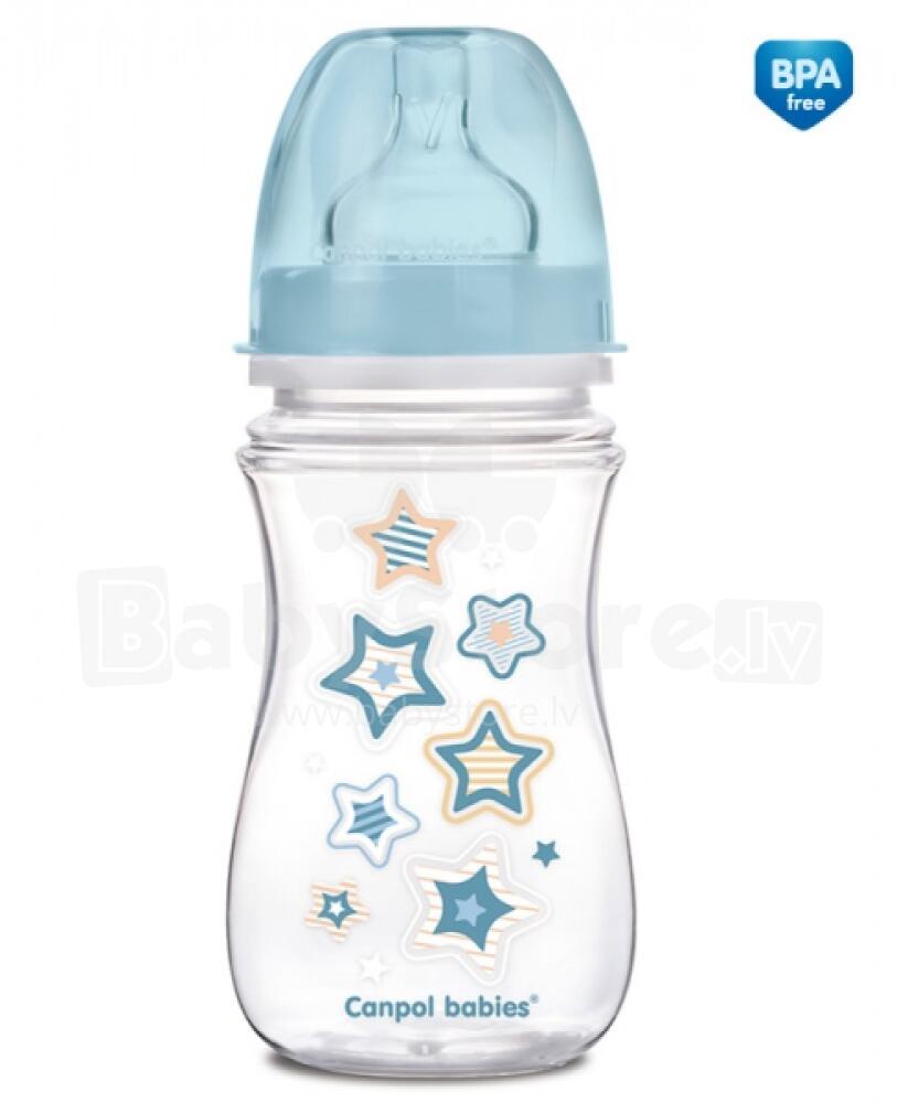 Canpol babies Easy start Anti colic Wide Neck Bottle 240 ML PP NEWBORN BABY blue 35/217 at Zubaidas Official™