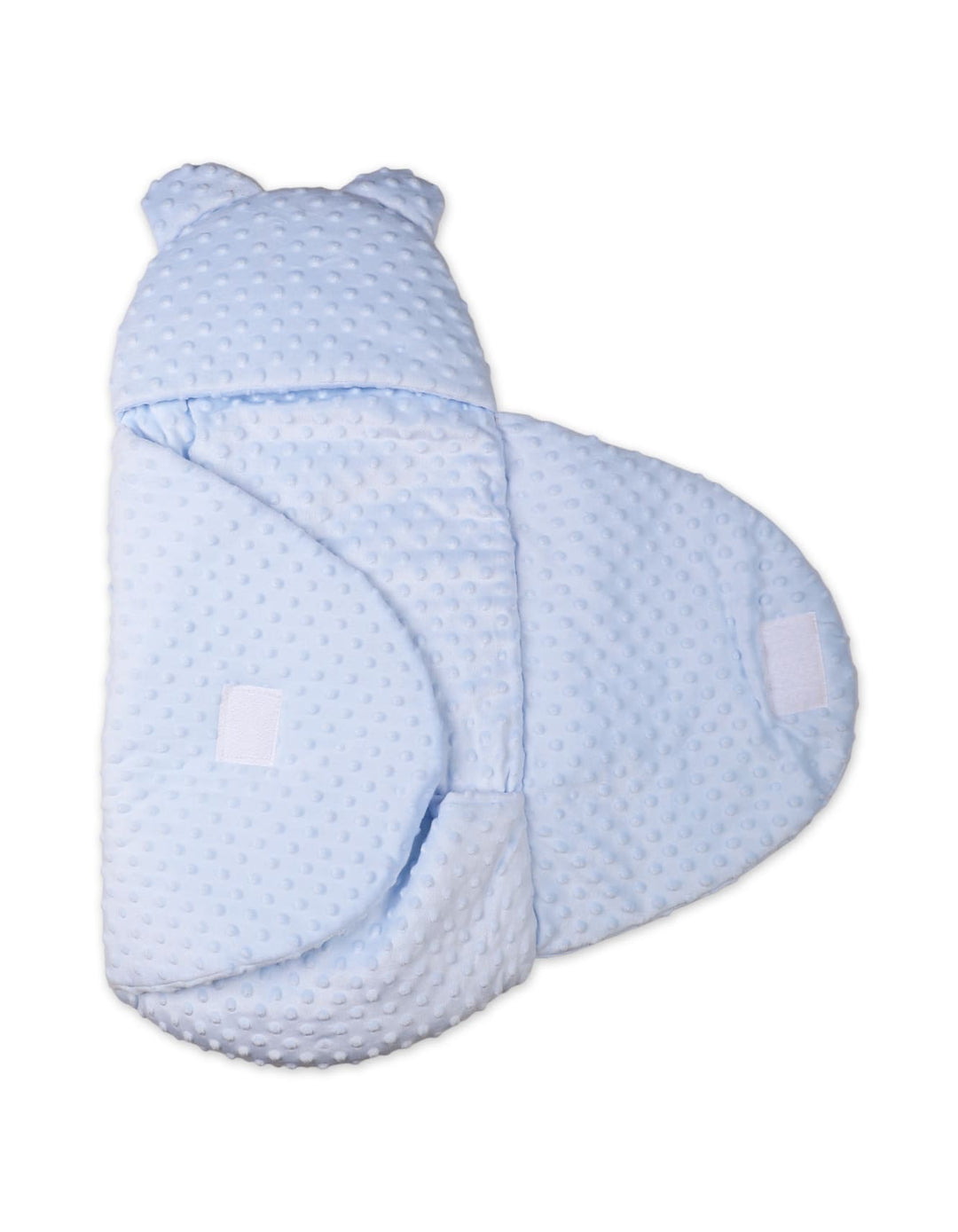 Carry Nest Bambies Minky Dots Light Blue at Zubaidas