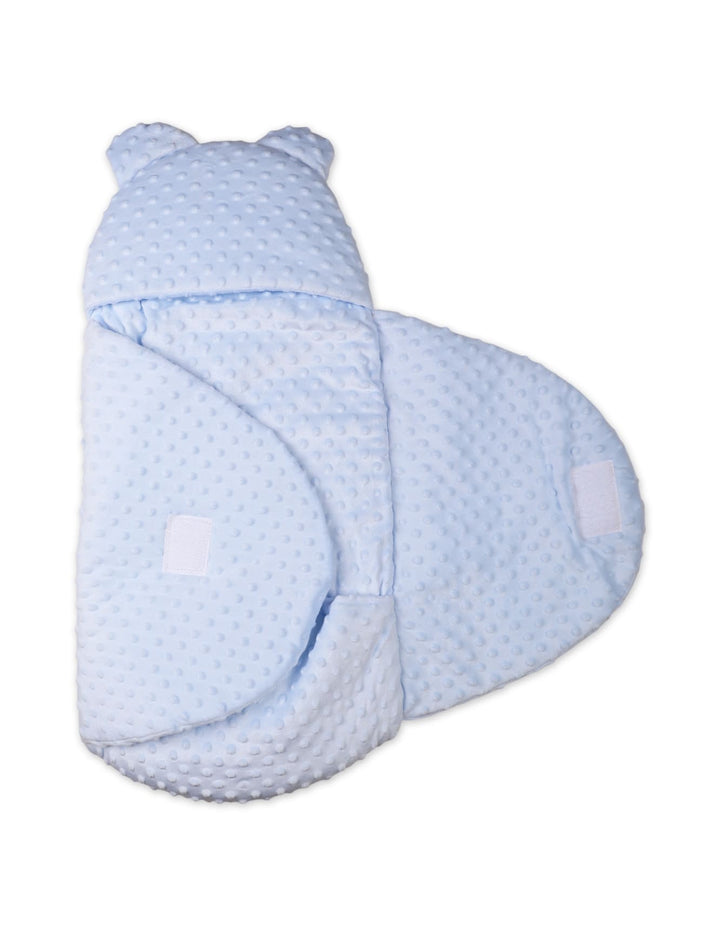 Carry Nest Bambies Minky Dots Light Blue at Zubaidas