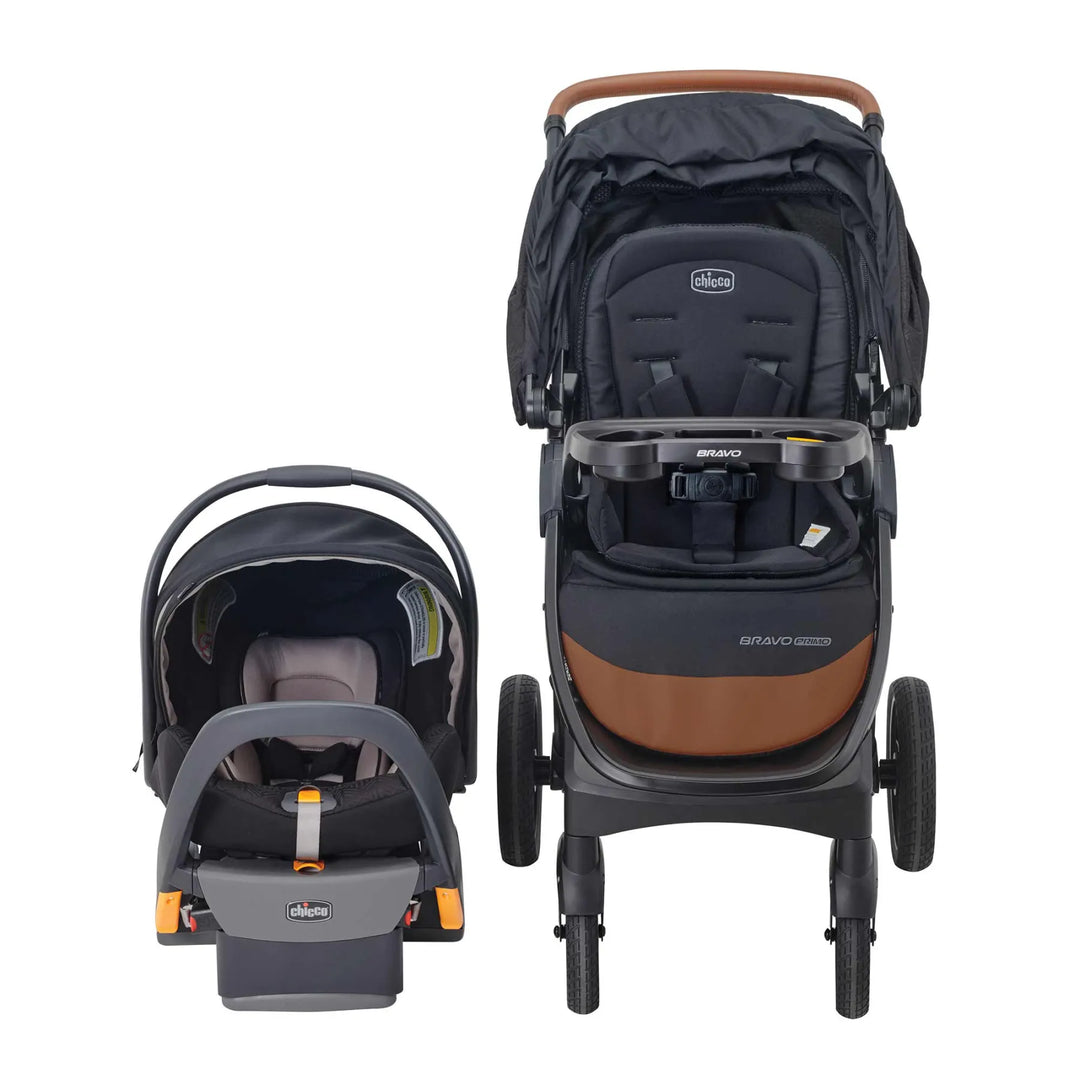 Chicco Trio Travel System Bravo Primo Stroller with KeyFit 35 Car Seat Springhill 04079682330070 at Zubaidas Official Pakistan