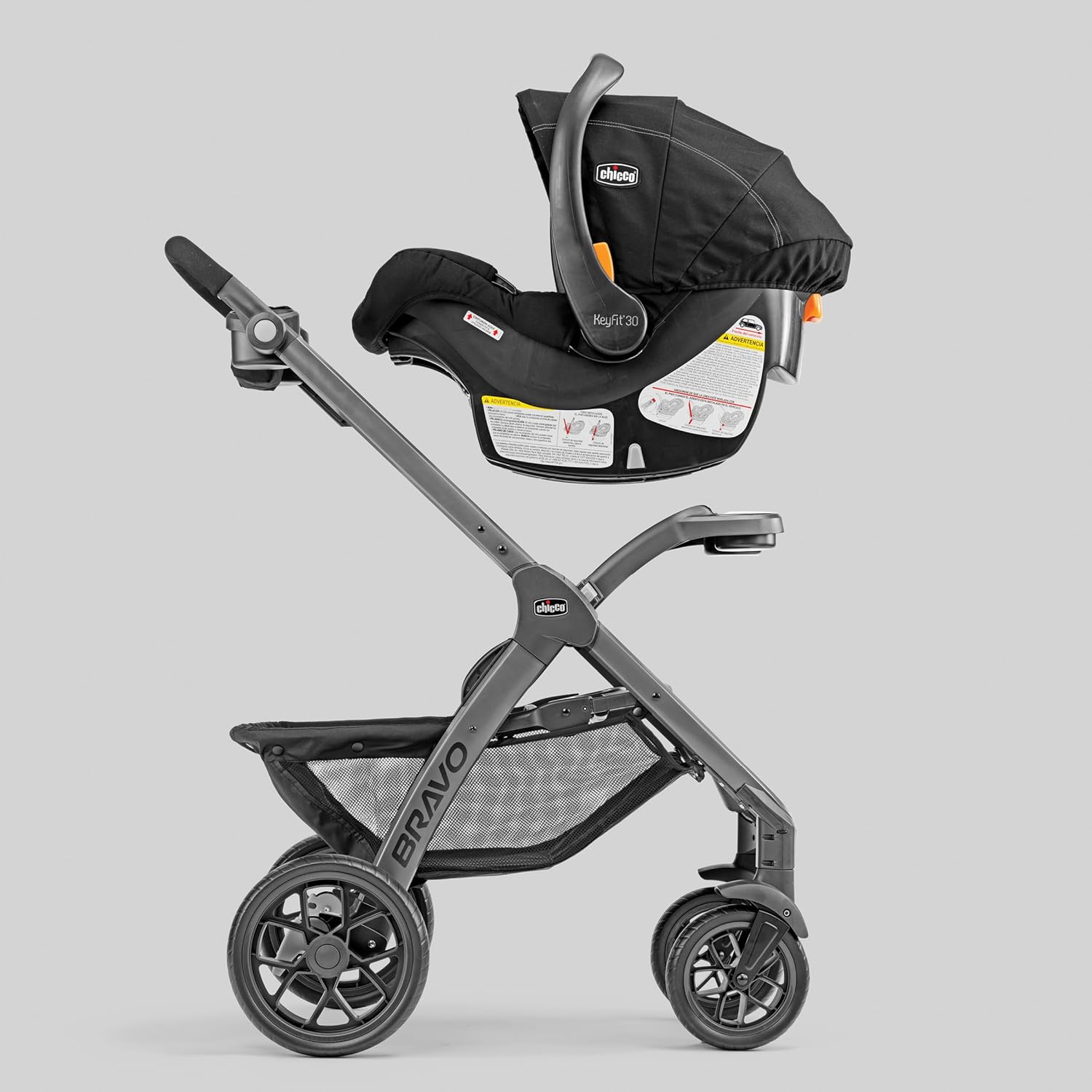 Chicco® Bravo® Sport Trio Travel System Iron at Zubaidas