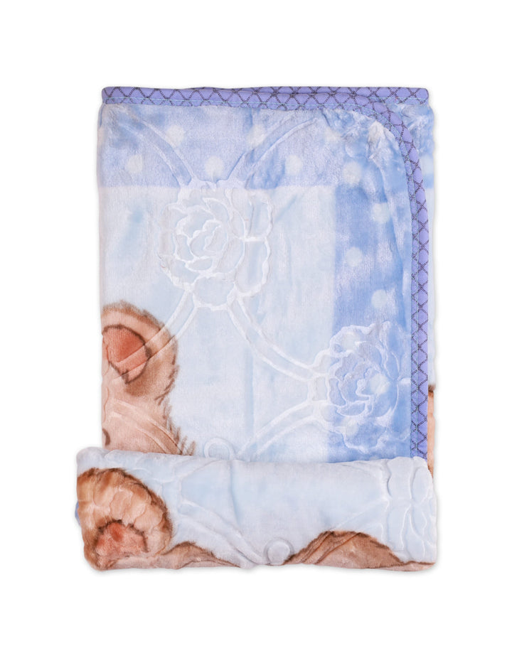 Cot Blanket Bambies® Bear Blue&nbsp;at Zubaidas® - Pakistan’s No. 1 and the most trusted baby and kids store for over 50 years. Shop Online. Nationwide Delivery. Best Prices.