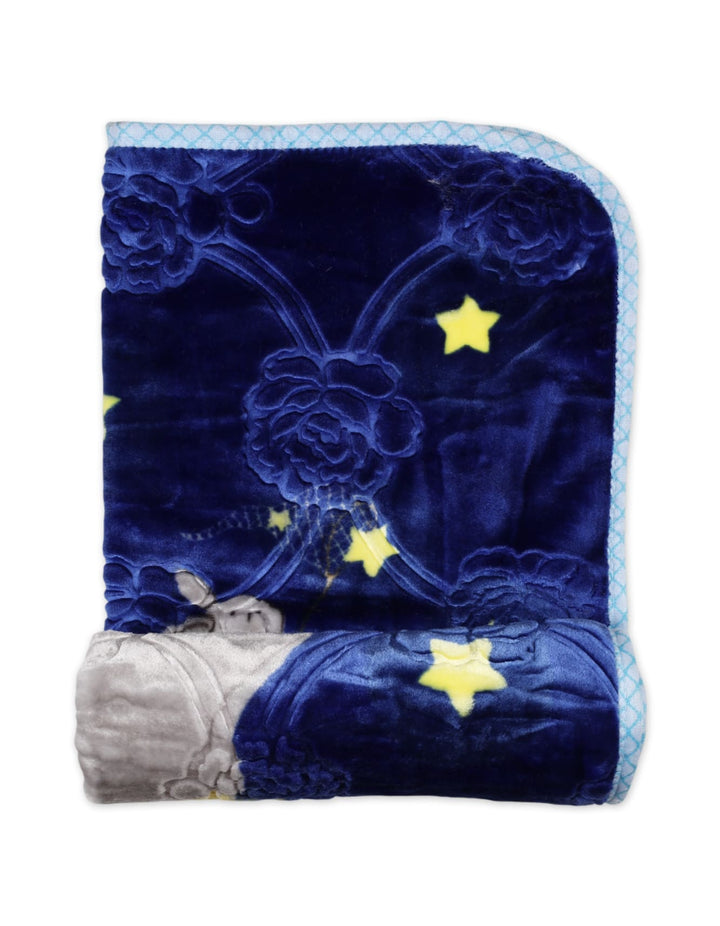 Cot Blanket Bambies® Elephant Blue&nbsp;at Zubaidas® - Pakistan’s No. 1 and the most trusted baby and kids store for over 50 years. Shop Online. Nationwide Delivery. Best Prices.