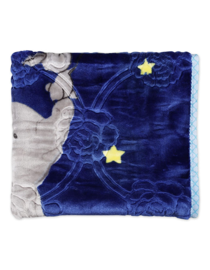 Cot Blanket Bambies® Elephant Blue&nbsp;at Zubaidas® - Pakistan’s No. 1 and the most trusted baby and kids store for over 50 years. Shop Online. Nationwide Delivery. Best Prices.