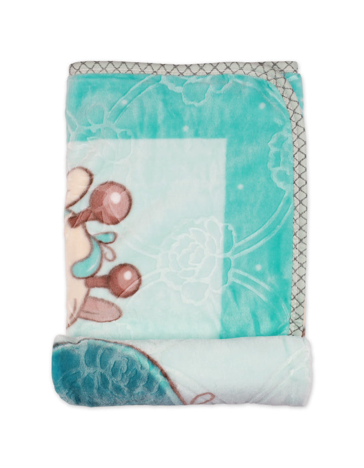 Cot Blanket&nbsp;Bambies®&nbsp;Giraffe Turquoise at Zubaidas® - Pakistan’s No. 1 and the most trusted baby and kids store for over 50 years. Shop Online. Nationwide Delivery. Best Prices.
