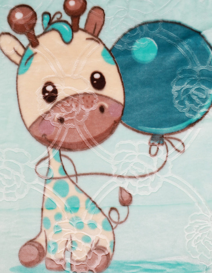 Cot Blanket&nbsp;Bambies®&nbsp;Giraffe Turquoise at Zubaidas® - Pakistan’s No. 1 and the most trusted baby and kids store for over 50 years. Shop Online. Nationwide Delivery. Best Prices.