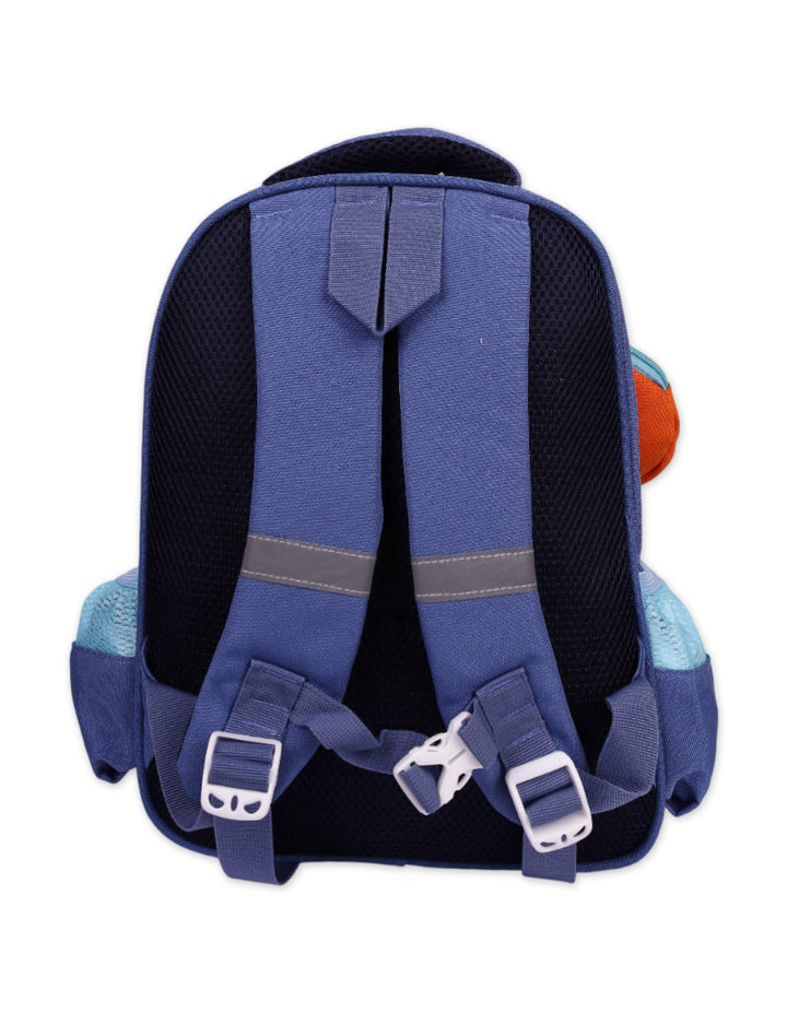 Cute Dino School Bag for boys. 2 Zipper Compartments with detachable Pouch. Shop Premium Quality School Bags for boys from Zubaidas® - Pakistan’s No. 1 and the most trusted baby and kids store for over 50 years. Nationwide Delivery. Best Prices.