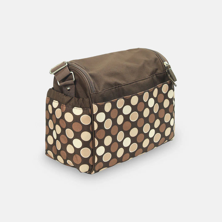 Tinnies Baby Diaper Bag Polka Dot Brown T5011-C (S) at Zubaidas Best Online Baby and Kids Store in Pakistan