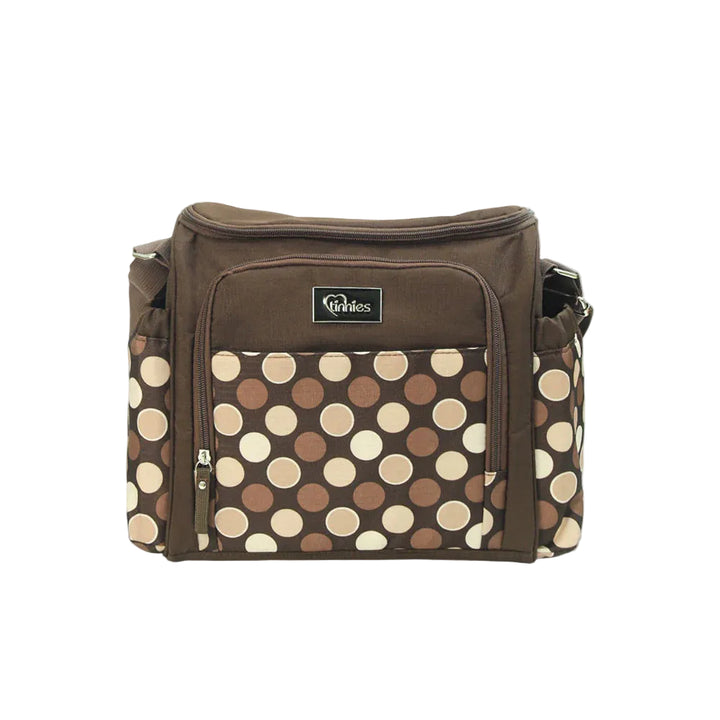 Tinnies Baby Diaper Bag Polka Dot Brown T5011-C (S) at Zubaidas Official Pakistan