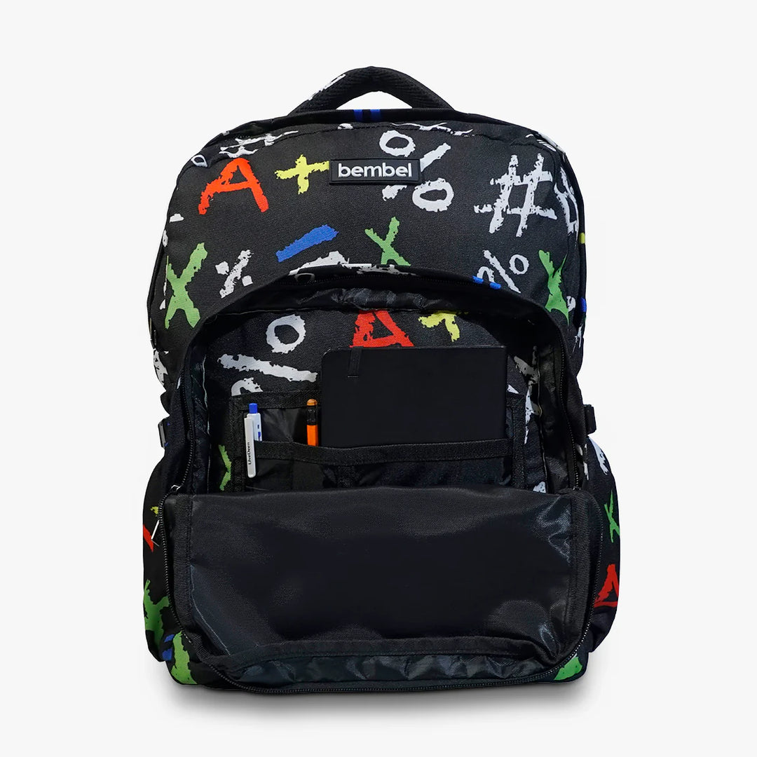 Bembel Middle School Bag Tic Tac Toe Backpack 18 inches at Zubaidas Best Online Baby and Kids Store in Pakistan