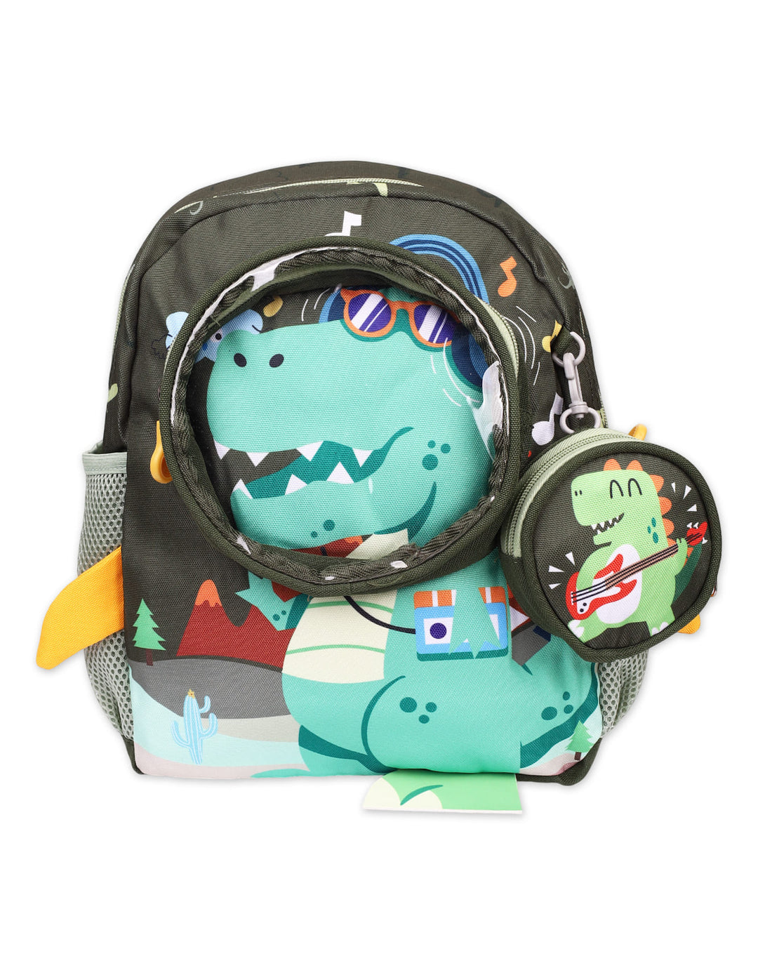Dino School Bag for boys. 2 Zipper Compartments. Shop Premium Quality School Bags for boys from Zubaidas® - Pakistan’s No. 1 and the most trusted baby and kids store for over 50 years. Nationwide Delivery. Best Prices.