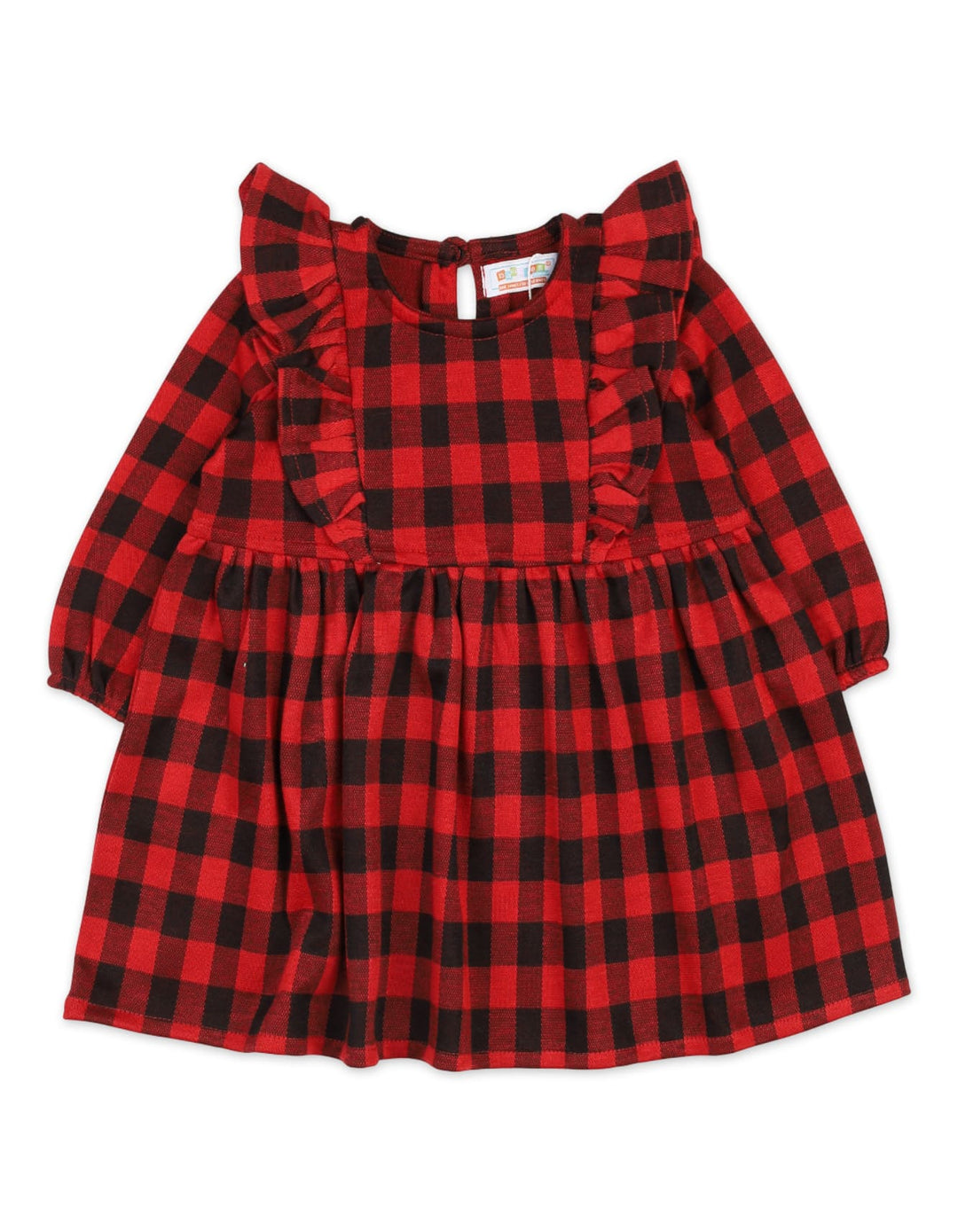 Dress Bambies® Ruffled Plaid Red at Zubaidas® - Pakistan’s No. 1 and the most trusted baby and kids store for over 50 years. Shop Online. Nationwide Delivery. Best Prices.