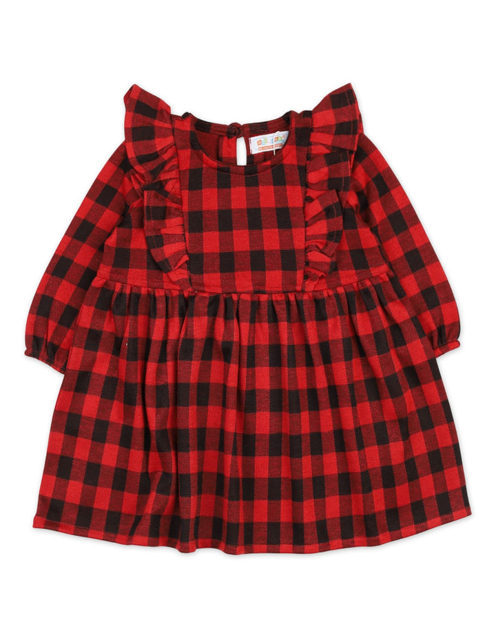 Dress Bambies® Ruffled Plaid Red at Zubaidas® - Pakistan’s No. 1 and the most trusted baby and kids store for over 50 years. Shop Online. Nationwide Delivery. Best Prices.
