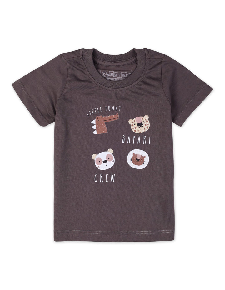 Dumbries Little Funny Safari Crew T-Shirt at Zubaidas Official™ Pakistan