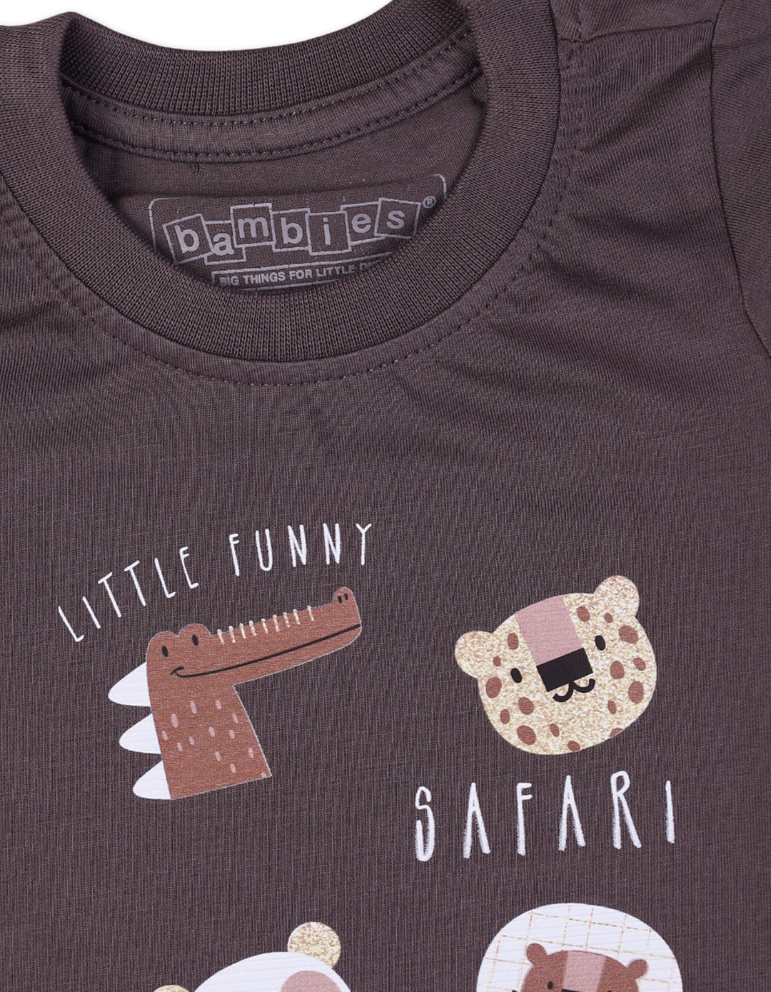 Dumbries Little Funny Safari Crew T-Shirt at Zubaidas Official™ Pakistan