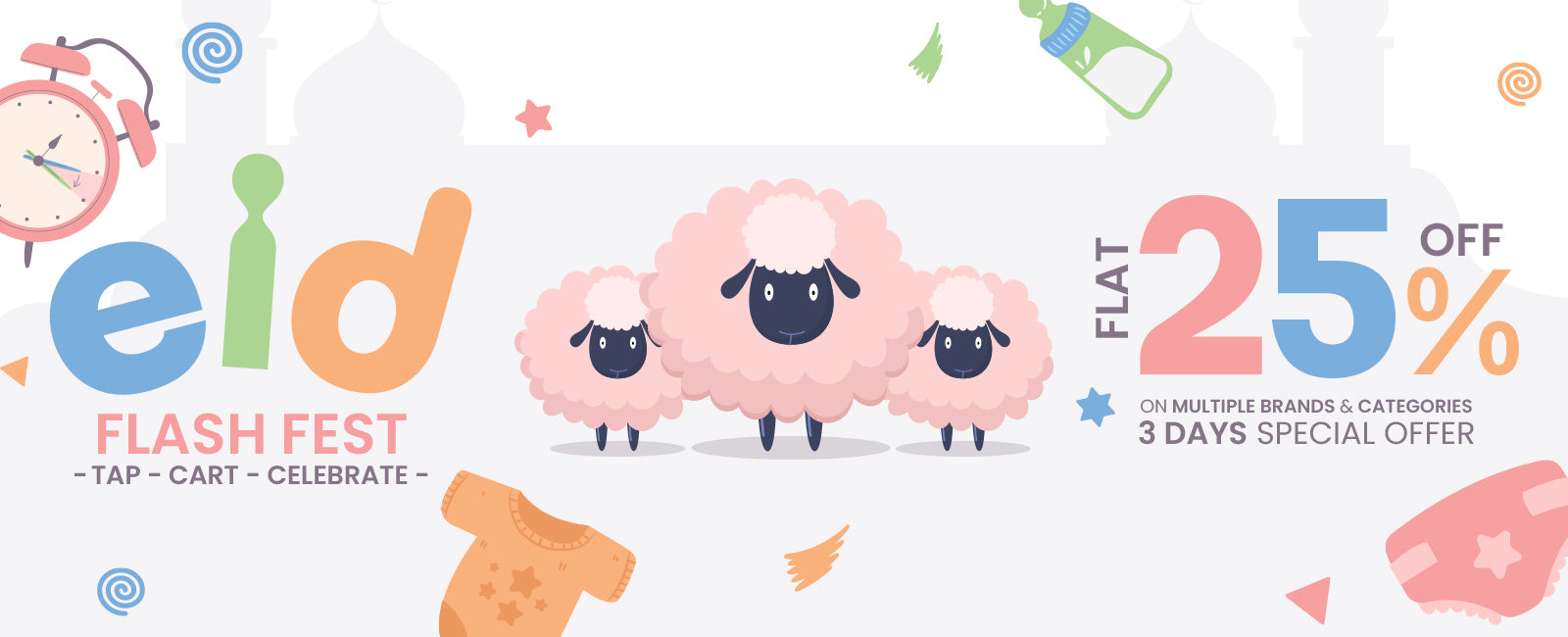 Eid Flash Fest at Zubaidas Best Online Baby and Kids Store in Pakistan