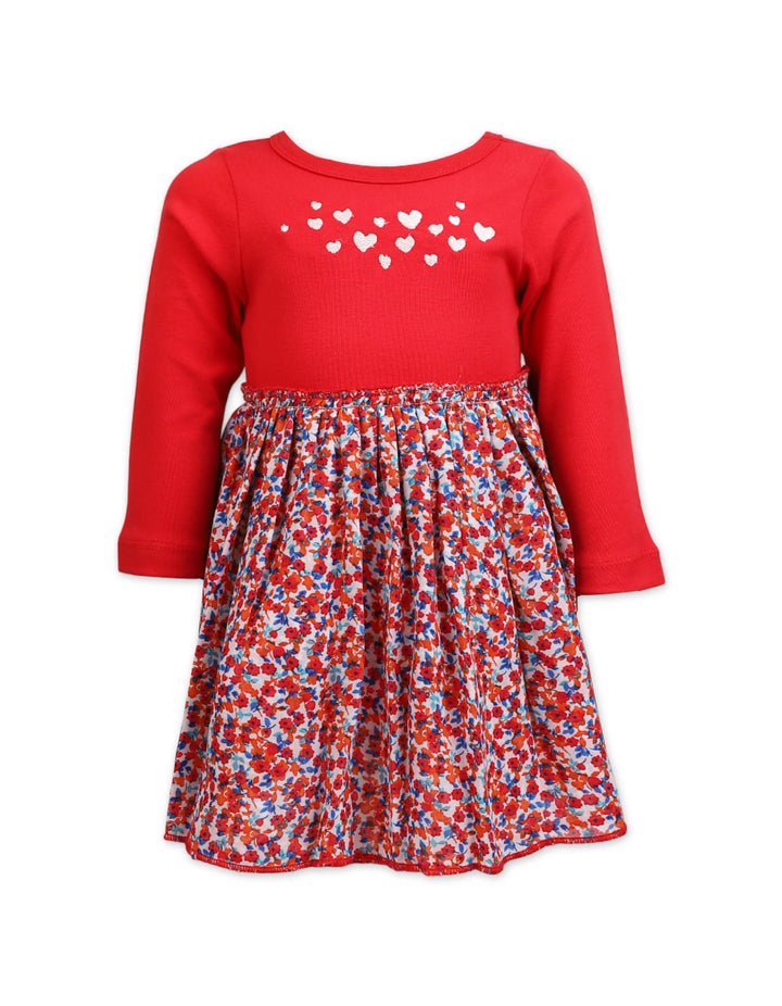 Fancy Dress Bambies Hearts Floral Red at Zubaidas
