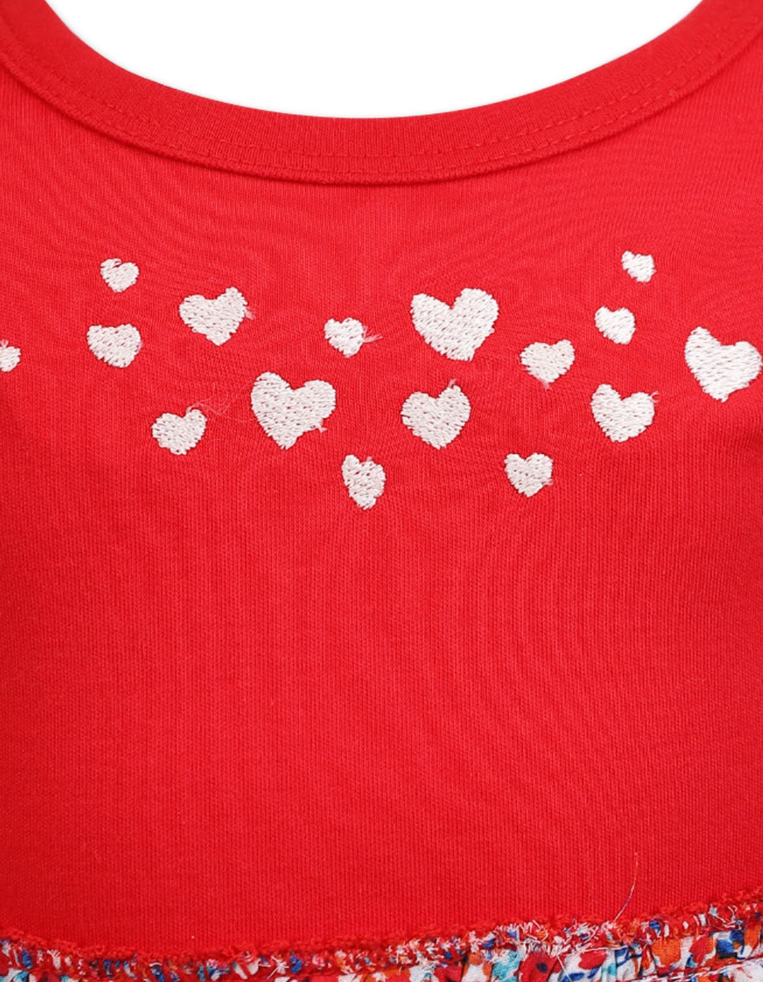 Fancy Dress Bambies Hearts Floral Red at Zubaidas