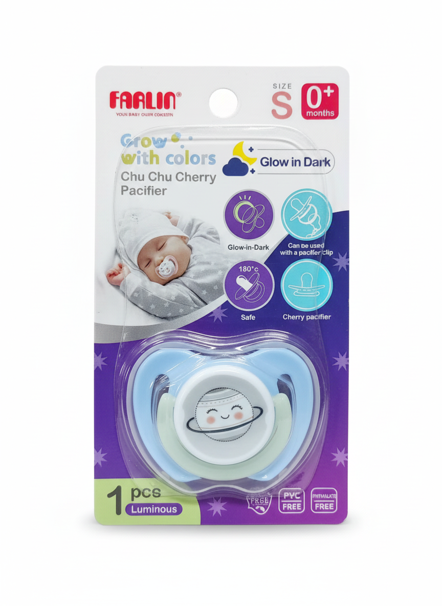 Farlin Newborn Glow-in-Dark Pacifier 0M+ Green - BA-10019-B