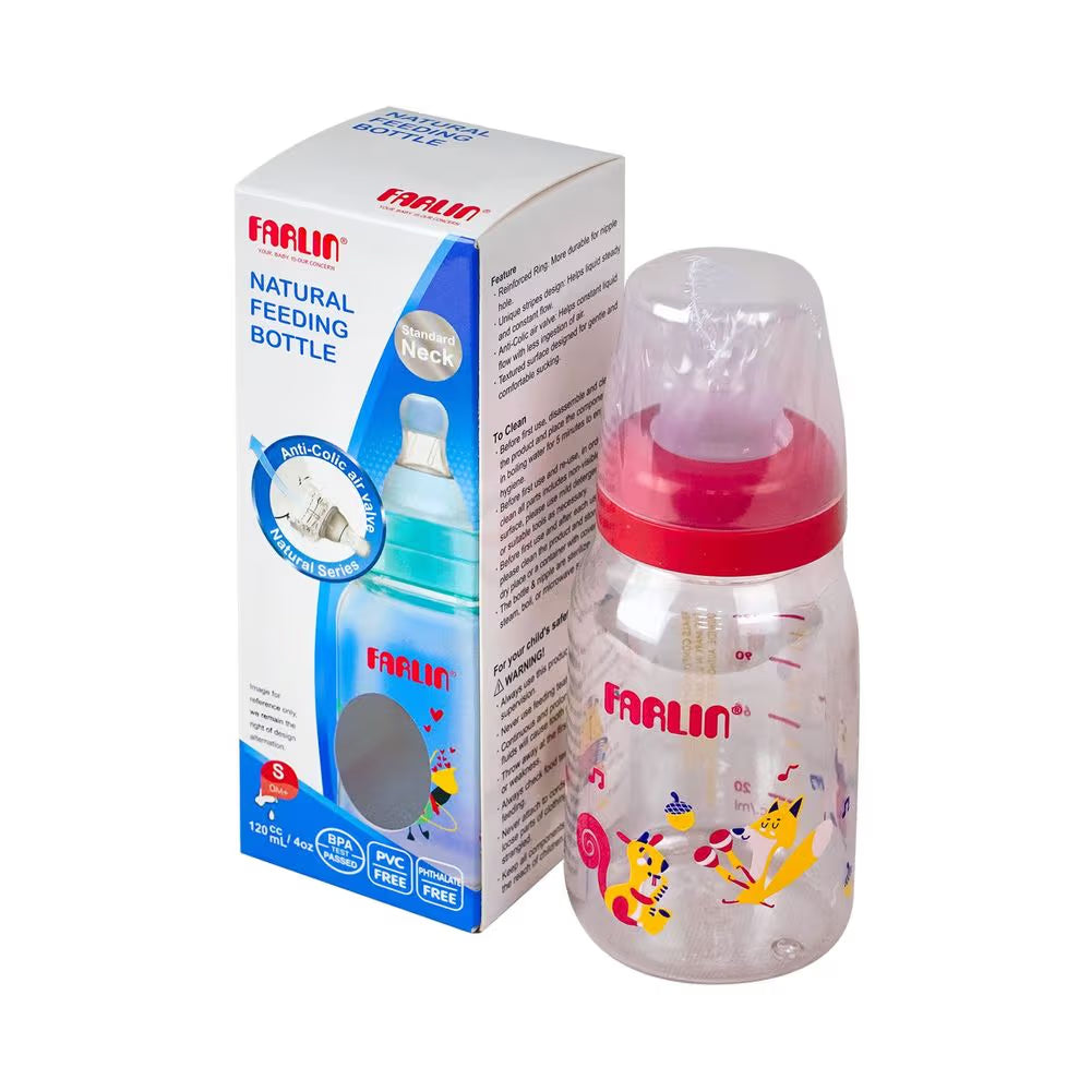 Farlin Feeding Bottle 4 Oz Pink - NF-868