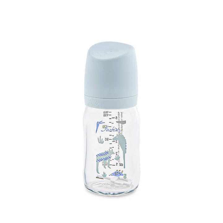 Farlin Glass Wide-Neck Anti-Colic Feeding Bottle Blue (160ml) at Zubaidas® - Pakistan’s No. 1 and the most trusted baby and kids store for over 50 years. Shop Online. Nationwide Delivery. Best Prices.