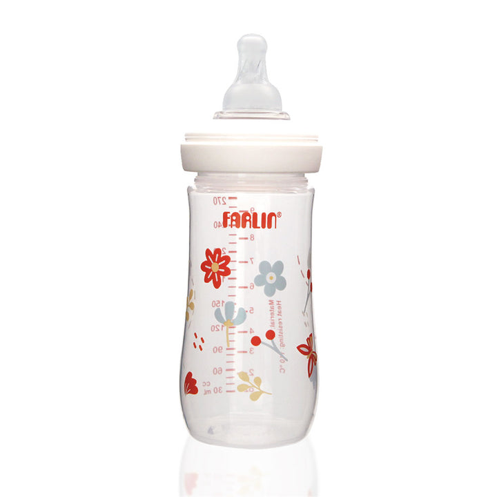 Farlin PP Wide Neck Feeding Bottle 270ML Pink at Zubaidas® - Pakistan’s No. 1 and the most trusted baby and kids store for over 50 years. Shop Online. Nationwide Delivery. Best Prices.