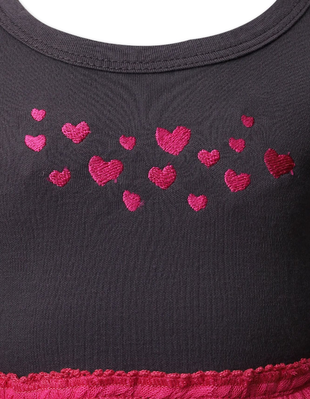 Festive Dress Bambies Hearts Pink at Zubaidas - Pakistan's No. 1 and most trusted baby and kids store for over 50 years.