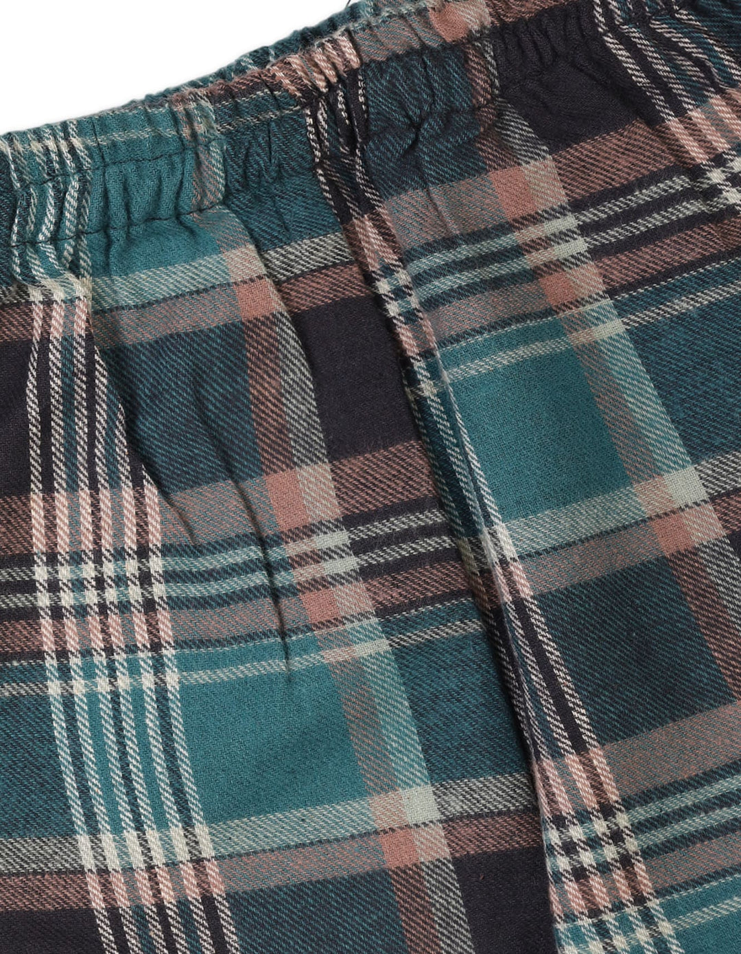 Baby Boys and Boys Flannel Checkered Pajama Bambies Dark Green at Zubaidas Pakistan