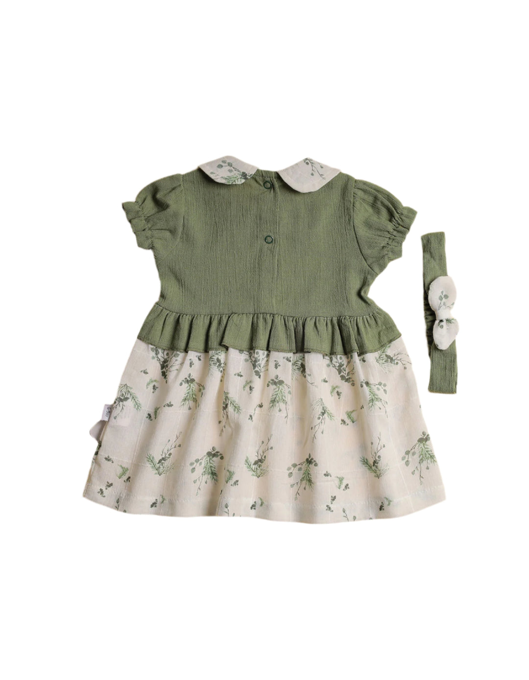 Zubaida's Dress Floral With HeadBand