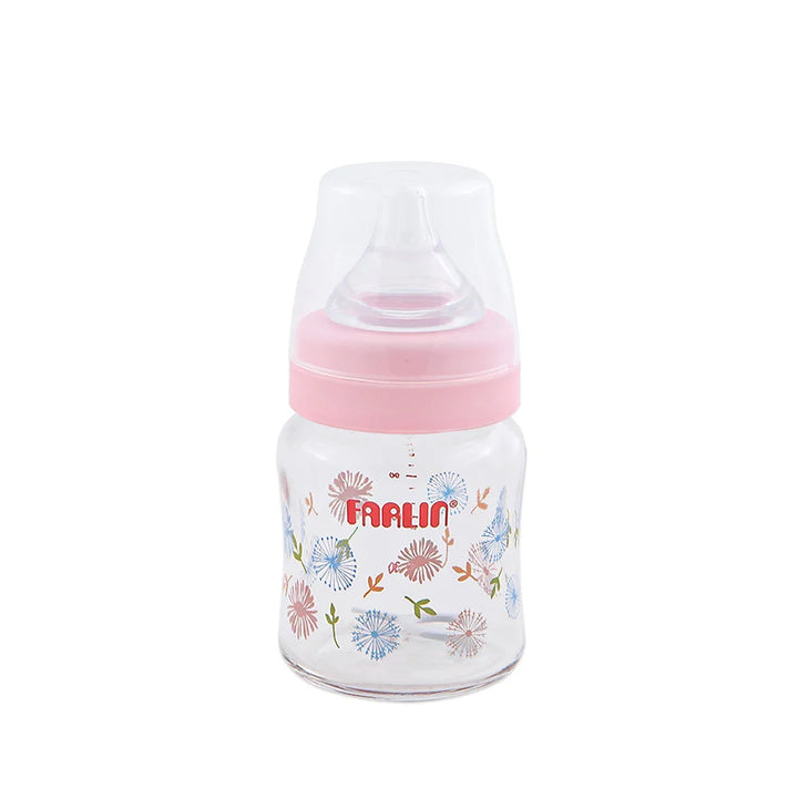 Zubaida's Farlin Wide-Neck Glass Feeding Bottle 120ml - AB-32005-G