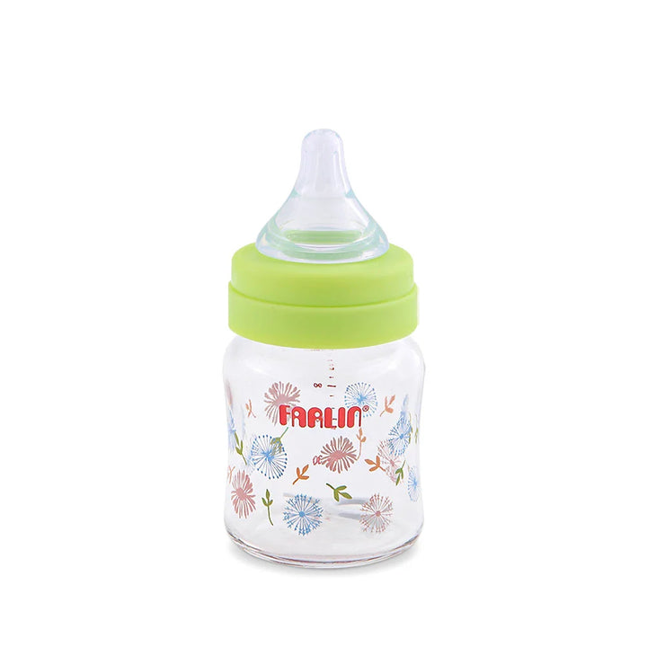 Zubaida's Farlin Wide-Neck Glass Feeding Bottle 120ml - AB-32005-M