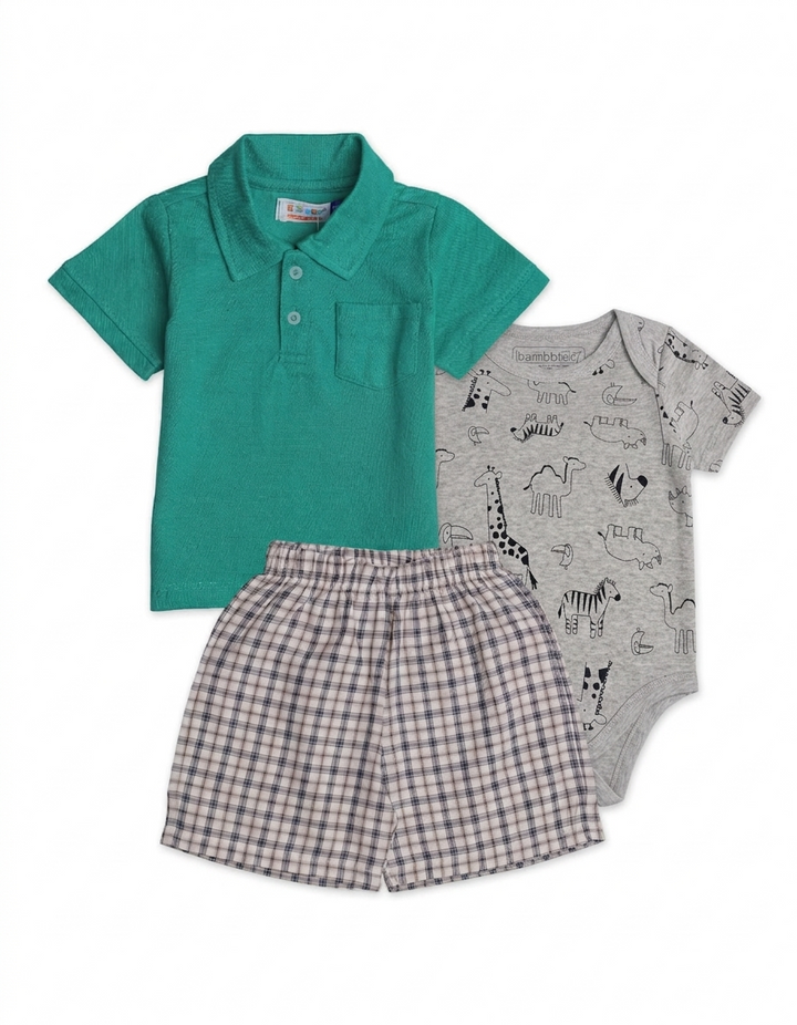 Zubaida's Adorable 3 Pcs Suit Set