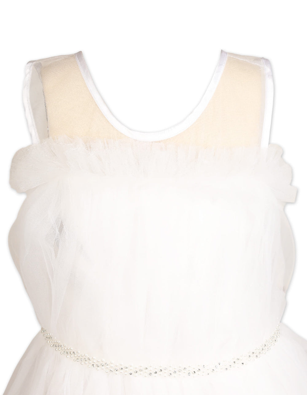 Girls Summer Dress White Premium Turkish Collection at Zubaidas Pakistan