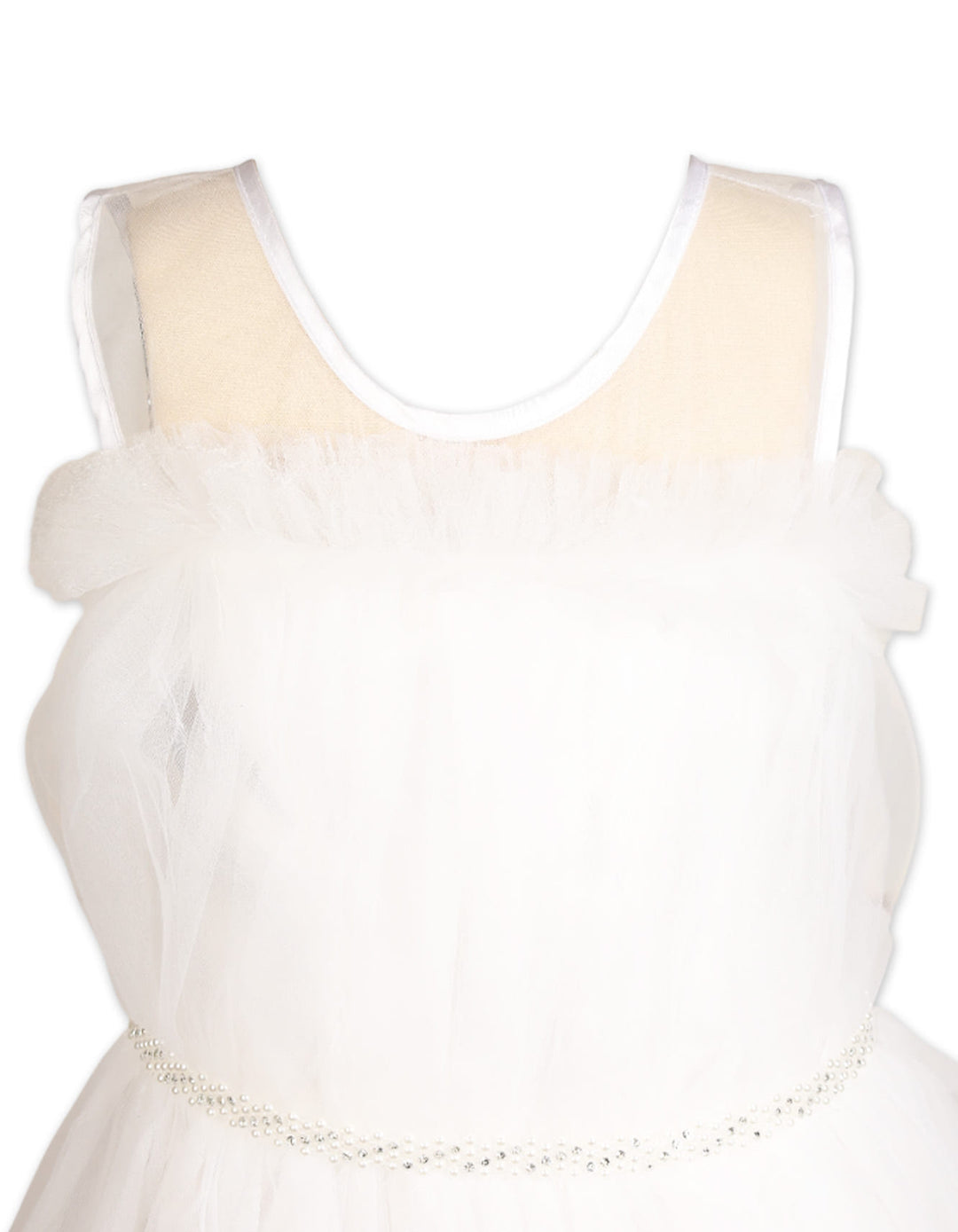 Girls Summer Dress White Premium Turkish Collection at Zubaidas Pakistan