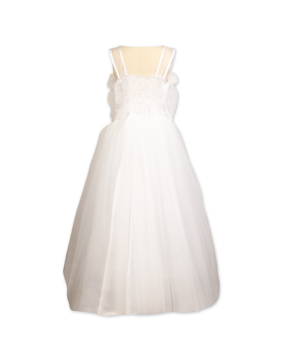 Girls Summer Dress White Premium Turkish Collection at Zubaidas Official Pakistan